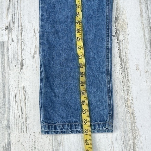 Vintage Tommy Hilfiger Size 6 Jeans Flag Patriots Pockets Light Blue Washed - Picture 14 of 16